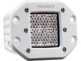 D-Series PRO Light, Flood Diffused, Flush Mount, White Housing, Single