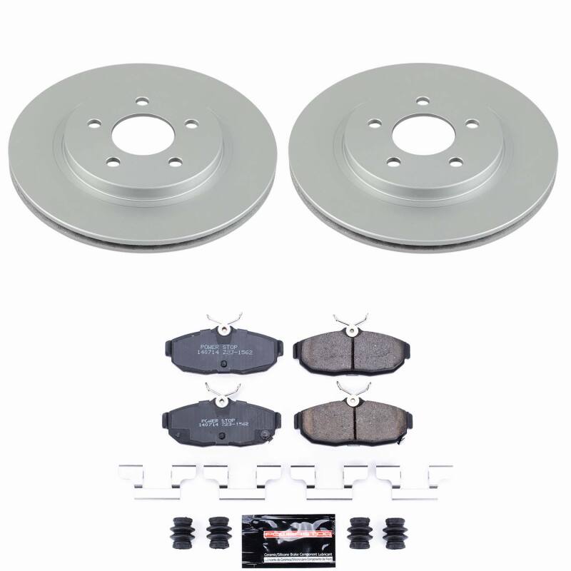 Power Stop 2012 Ford Mustang Rear Z23 Coated Brake Kit