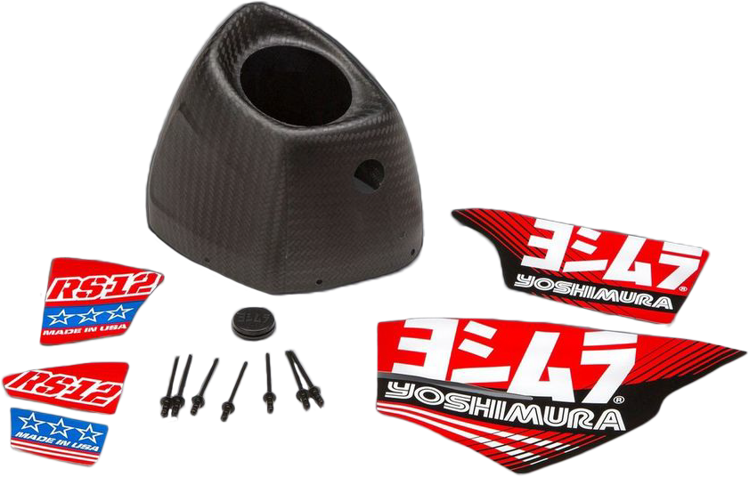 Yoshimura END CAP KIT RS12 YM1 (YM1-CFR-K-1)