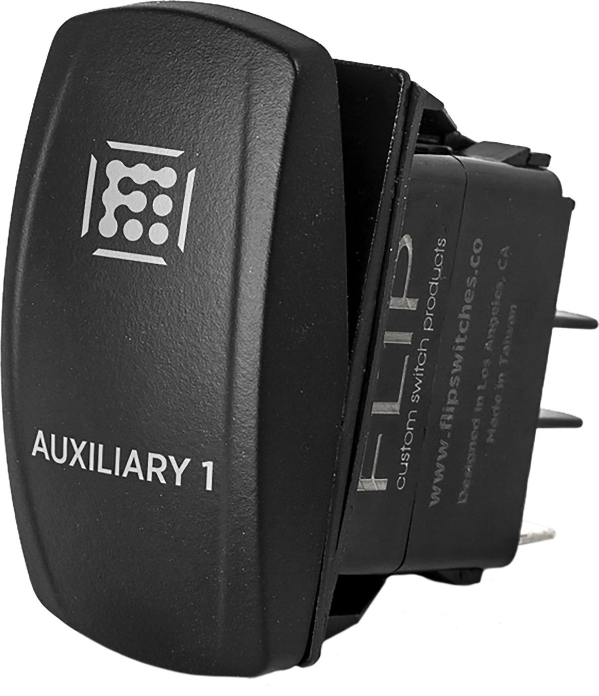 FLIP Proline Rocker Switch AUX1 PRO Series Backlit (SC1-A64-AMB)