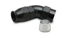 Cargar imagen en el visor de la galería, Vibrant -4AN 45 Degree Hose End Fitting for PTFE Lined Hose