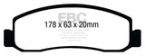 EBC 08-10 Ford F250 (inc Super Duty) 5.4 (2WD) Extra Duty Front Brake Pads