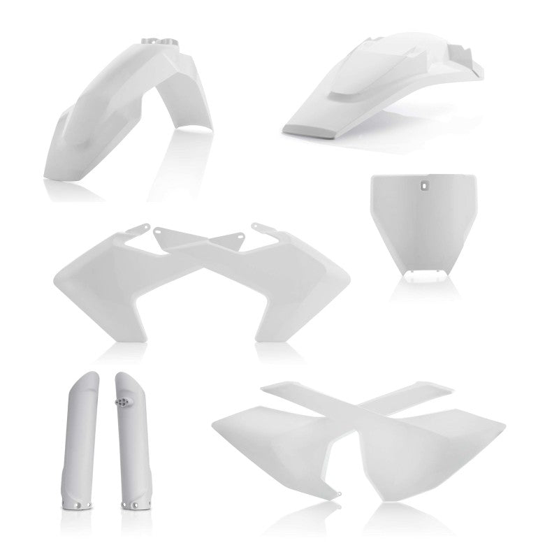 Acerbis 16-18 Husqvarna TC125/ FC250-450/ TC250/ TX300/ FX350/450 Full Plastic Kit - White