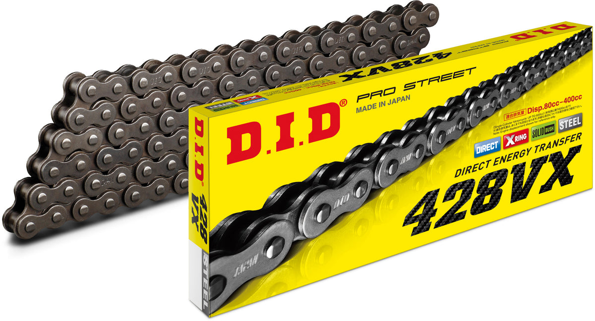 D.I.D PRO Street VX-Ring Chain Natural (428VXX122FB)