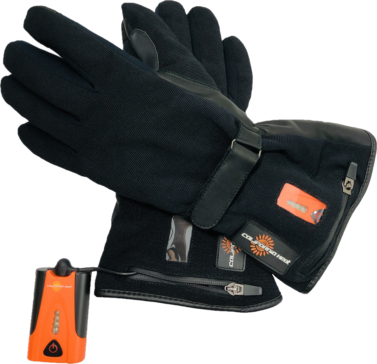 California Heat 7V Activflexx Gloves Black XS (7GLAF-XS)