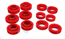 Load image into Gallery viewer, Energy Suspension GM Red Body to Frame Mount and Radiator Support Bushing Set