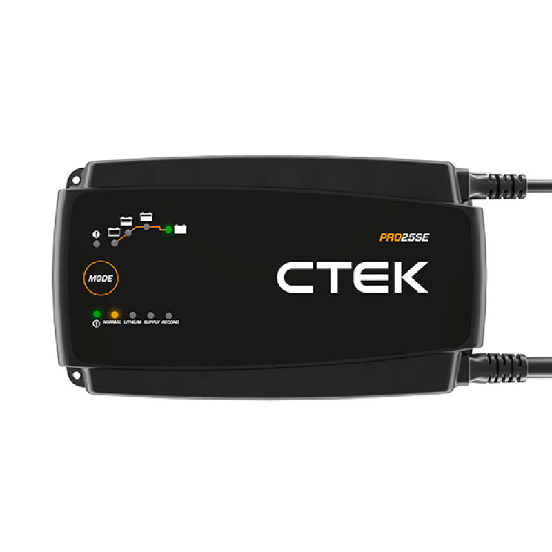 Cargador de batería CTEK PRO25SE, 50-60 Hz, 12 V, cable de carga extendido de 6 m