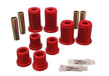 Cargar imagen en el visor de la galería, Energy Suspension 92-94 K-5 Blazer / 92-99 Denali/Suburban/Yukon Red Front Control Arm Bushing Set