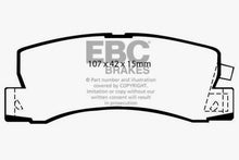 Cargar imagen en el visor de la galería, EBC 90-91 Lexus ES250 2.5 Yellowstuff Rear Brake Pads