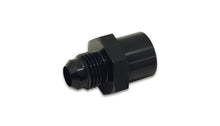 Cargar imagen en el visor de la galería, Vibrant M14 x 1.5 Female to -6AN Male Flare Adapter - Anodized Black