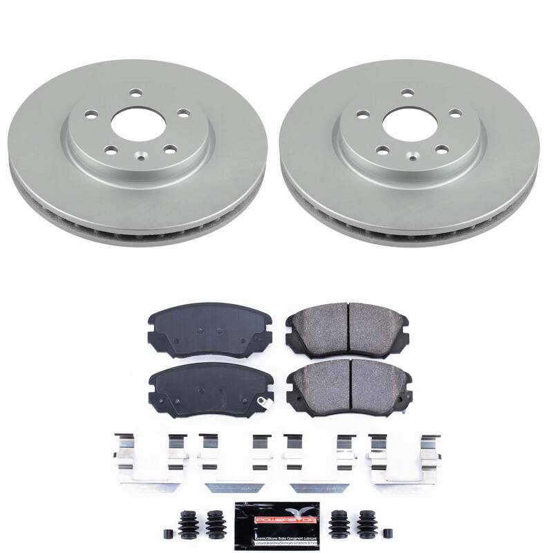 Power Stop 2010 Buick Allure Front Z23 Coated Brake Kit