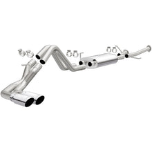 Cargar imagen en el visor de la galería, MagnaFlow 14 Toyota Tundra V8 4.6L/5.7L Stainless C/b Exhaust Dual same side pass. rear tire