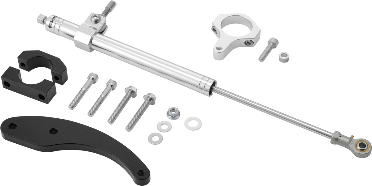 Harddrive Steering Damper 14-16 FLT Silver (87373)