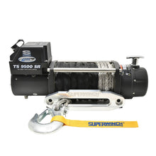 Cargar imagen en el visor de la galería, Cabrestante Superwinch de 9500 libras, 12 V CC, 3/8 in x 80 pies, cuerda sintética, cabrestante Tiger Shark 9500