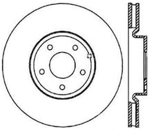 Cargar imagen en el visor de la galería, StopTech SportStop 6/02-08 Nissan 350Z / 8/02-04 Infiniti G35 Slotted &amp; Drilled Rear Right Rotor