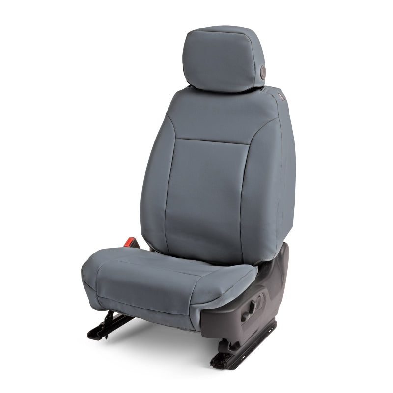 Covercraft 24-25 Ford F250-F550 King Ranch Leatherette PrecisionFit Front Seat Covers - Medium Grey