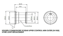 Cargar imagen en el visor de la galería, SuperPro 2008 Pontiac G8 Rear Upper Control Arm Outer Bushing Set