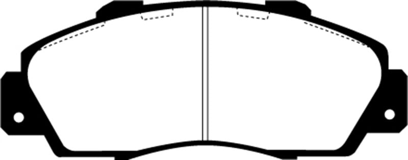Pastillas de freno delanteras EBC 97 Acura CL 3.0 Yellowstuff