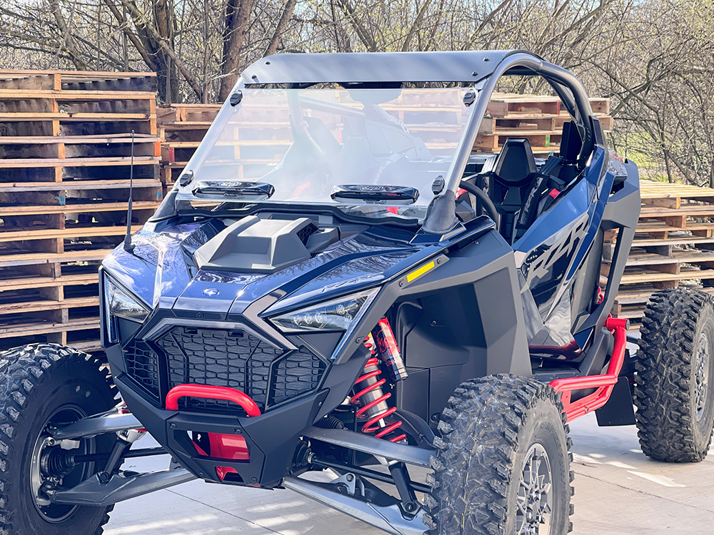 Spike Front Vented Windshield Polaris PRO-R (78-4500)