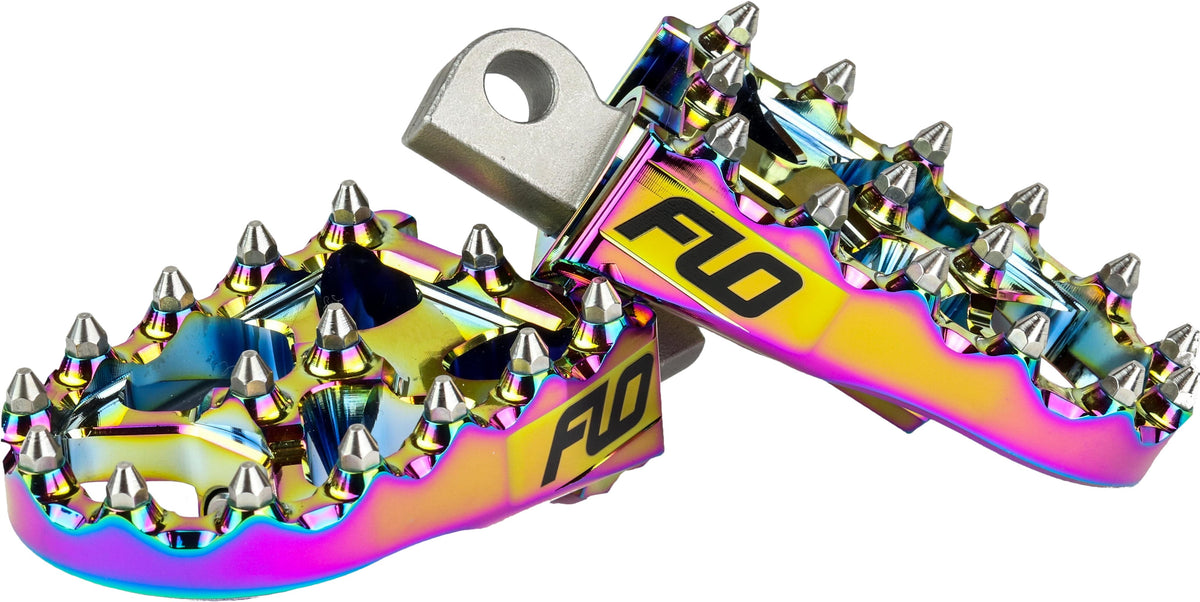 FLO Motorsports Moto Style Footpeg SET JET Fuel 2"X3.125" (FPEG-800JET)