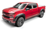 Guardabarros Bushwacker estilo Forge para Toyota Tacoma 16-21, 4 piezas, color negro