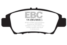 Cargar imagen en el visor de la galería, EBC 10-15 Honda CR-Z Yellowstuff Front Brake Pads