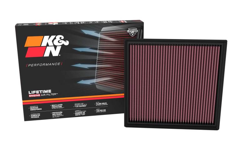K&N Replacement Air Filter — Fits 2021-2024 Ford E-350/E-450 Super Duty
