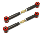 BMR 10-15 5th Gen Camaro Rear Adj. Toe Rods (Polyurethane) - Black Hammertone