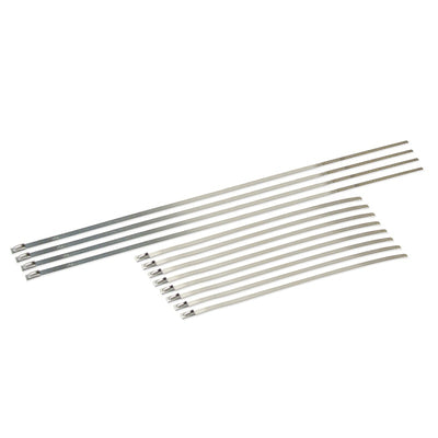 DEI Stainless Steel Locking Tie Assortment — 8in & 14in Pack