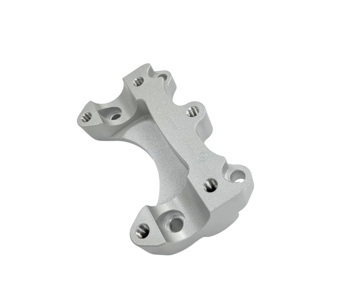 Helibars Handlebar Risers Silver w/RAM Ball TRI (HR06188-RB)