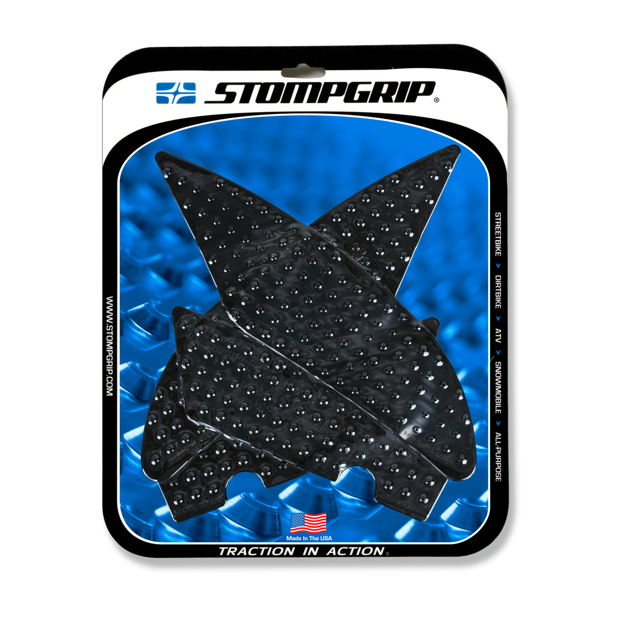 Stompgrip Tank PAD KIT Volcano Black (55-10-0145B)