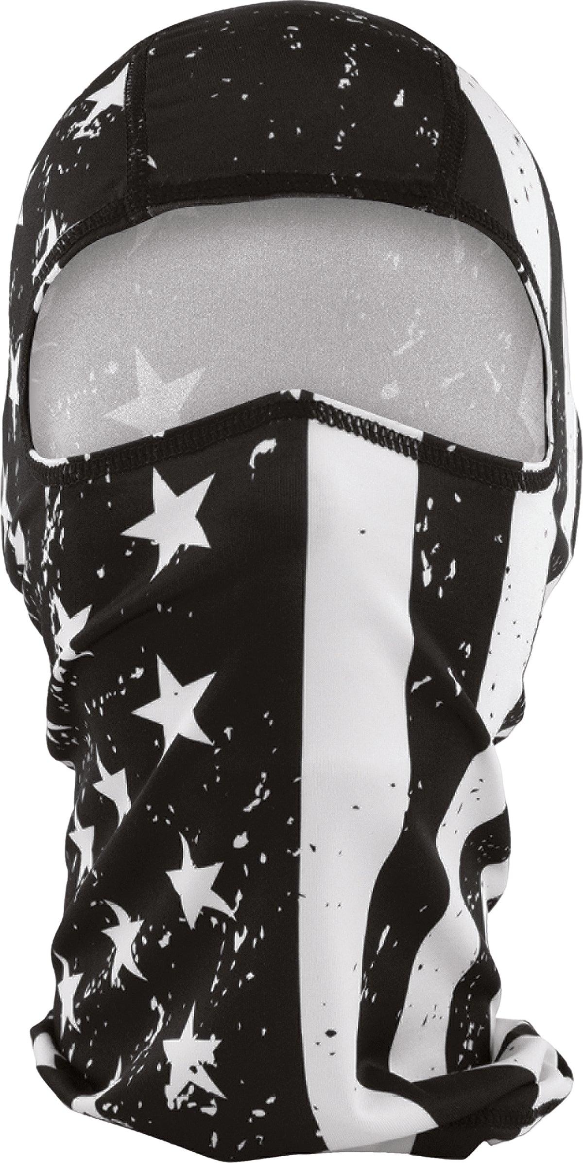 ZAN Balaclava Polyester Black White Flag (WBP091)