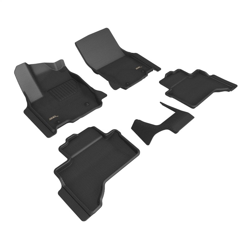 3D MAXpider 24-26 Toyota Land Cruiser Kagu Black Full Set