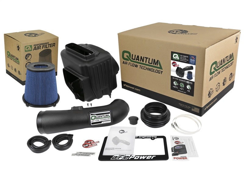 aFe Quantum Pro 5R Cold Air Intake System — 2017-2019 GM Duramax V6-6.6L L5P