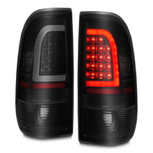 Cargar imagen en el visor de la galería, ANZO 1997-2003 Ford F-150 LED Tail Lights w/ Light Bar Black Housing Smoke Lens