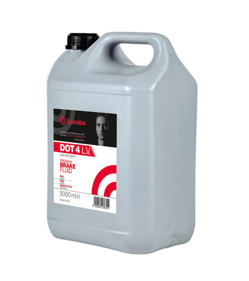 Brembo DOT 4 Low Viscosity Brake Fluid 5000ml — Universal Fitment