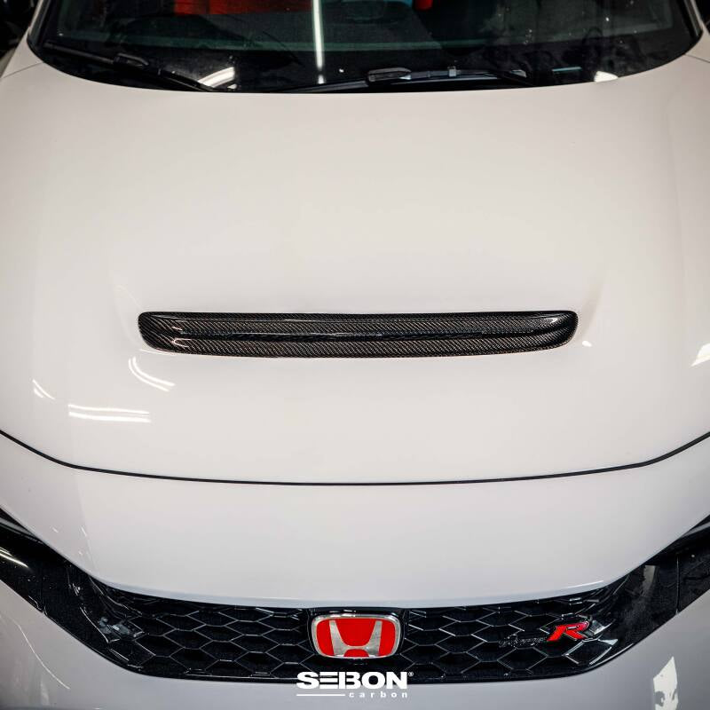 Seibon 2023 Honda Civic Type R Carbon Fiber Hood Scoop