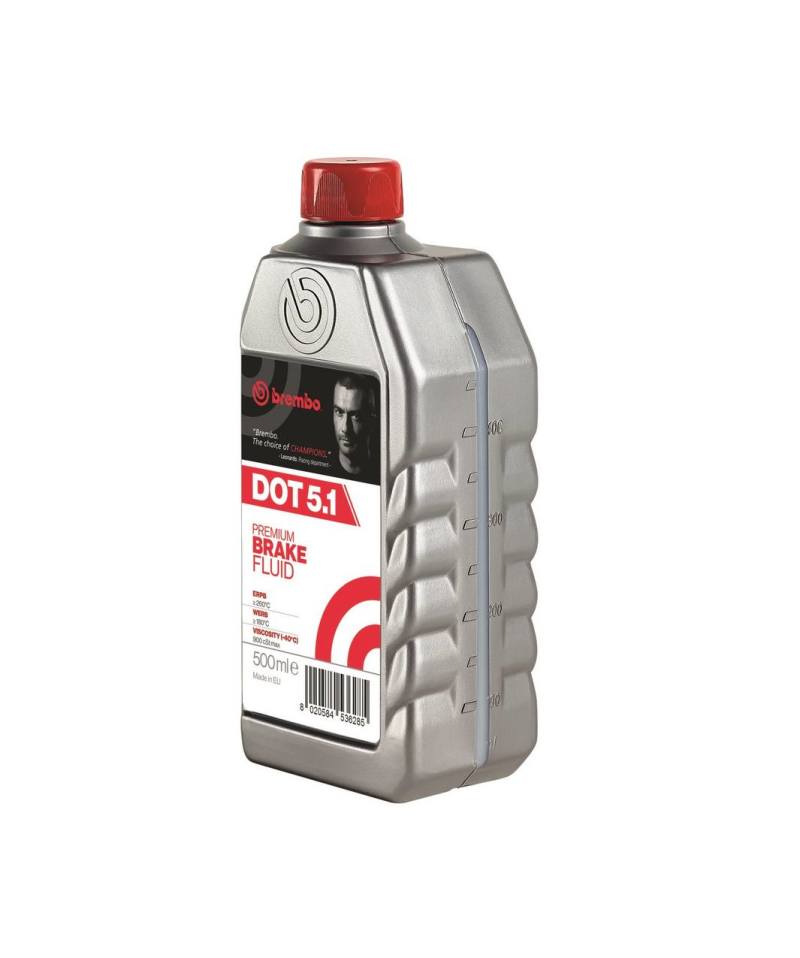 Brembo DOT 5.1 Brake Fluid 500ML — High Performance Synthetic Fluid