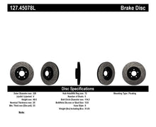 Cargar imagen en el visor de la galería, StopTech 07-09 Mazda 3 Left Front Slotted &amp; Drilled Rotors