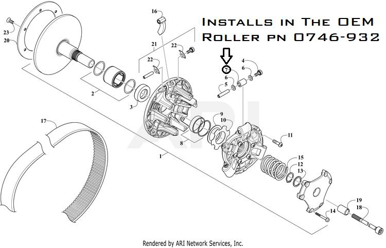 Speedwerx Clutch Roller Bushing KIT (ACARB-KIT)
