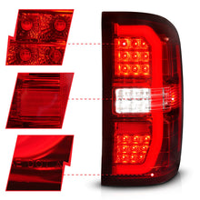 Cargar imagen en el visor de la galería, ANZO 14-18 GMC Sierra 1500 LED Taillights Red/Clear