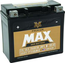 Cargar imagen en el visor de la galería, Twin Power GYZ-20HL Premium MAX Battery Replaces H-D 65989-97A Made in USA