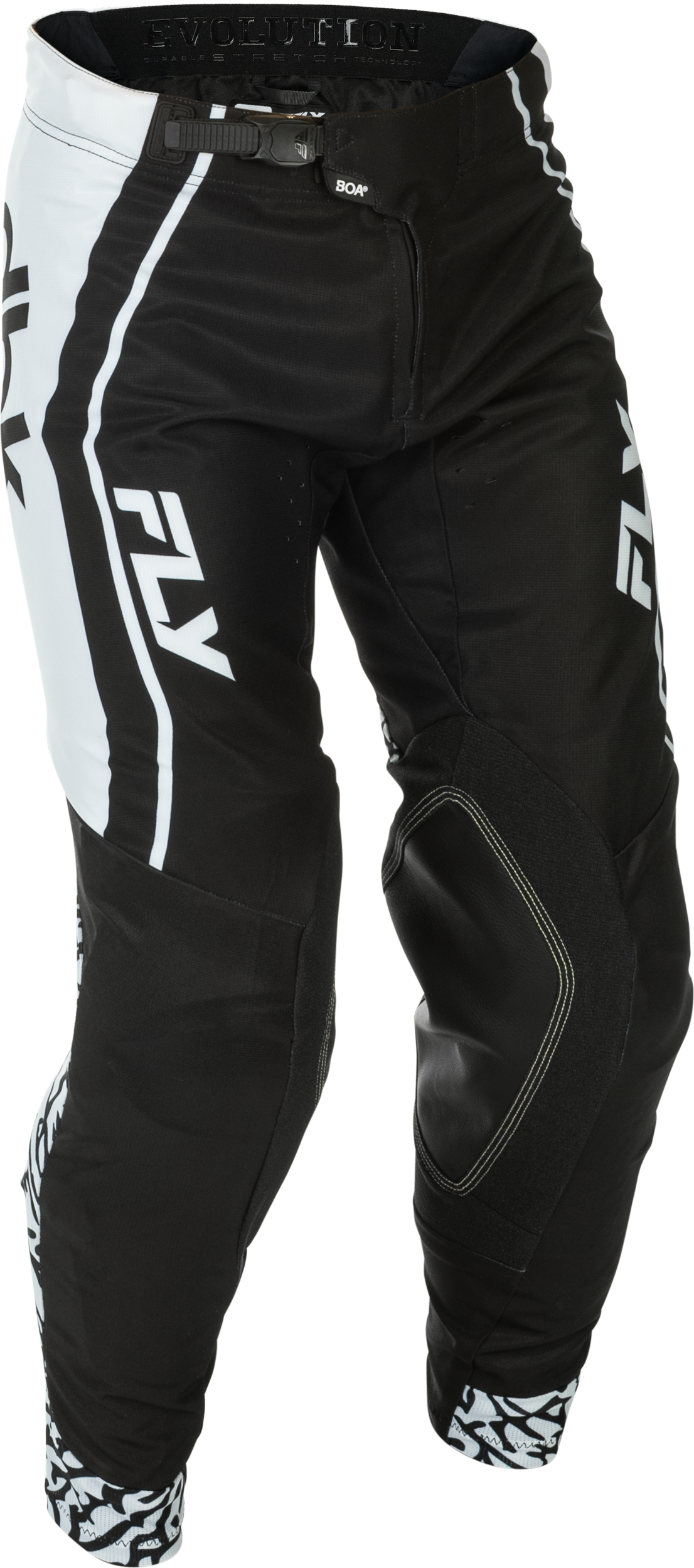 Fly Racing Evolution DST DBK Pants Black/White/RED SZ 30 (379-13330)