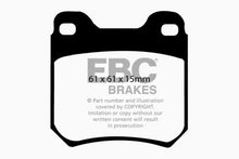 Cargar imagen en el visor de la galería, EBC 97-01 Cadillac Catera 3.0 Greenstuff Rear Brake Pads