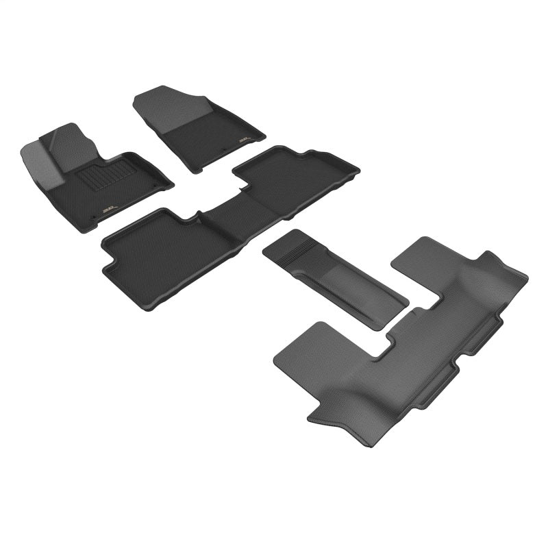 3D MAXpider 24-26 Hyundai Santa Fe Gas Kagu Black Full Set