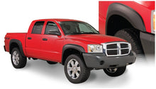 Cargar imagen en el visor de la galería, Bushwacker 05-10 Dodge Dakota Crew Cab Fleetside Extend-A-Fender Style Flares 4pc 64.9in Bed - Black