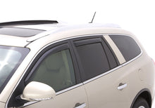 Cargar imagen en el visor de la galería, AVS 08-17 Buick Enclave Ventvisor In-Channel Front &amp; Rear Window Deflectors 4pc - Smoke