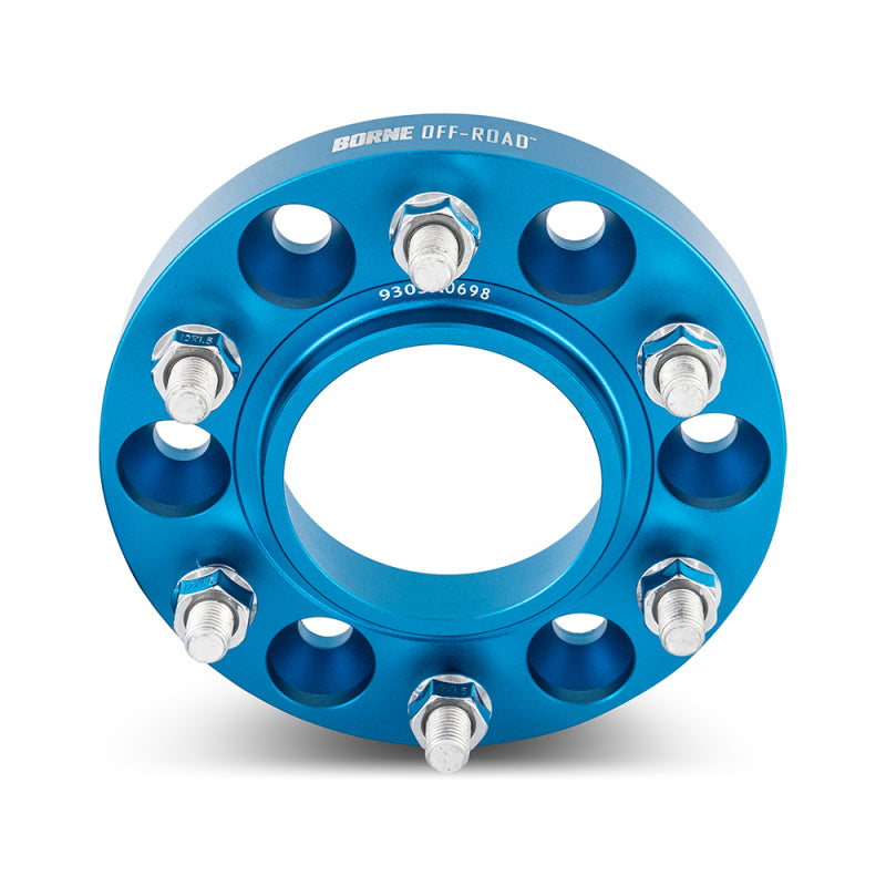 Borne Off-Road Wheel Spacers - 6x139.7 - 93.1 - 25mm - M12 - Blue