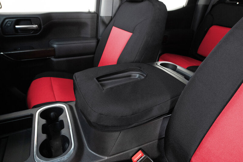 Covercraft 24-25 Ford F250-F550 Endura PrecisionFit Custom Front Row Seat Covers- Red/Black