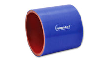 Cargar imagen en el visor de la galería, Vibrant 4 Ply Reinforced Silicone Straight Hose Coupling - 2.5in I.D. x 3in long (BLUE)